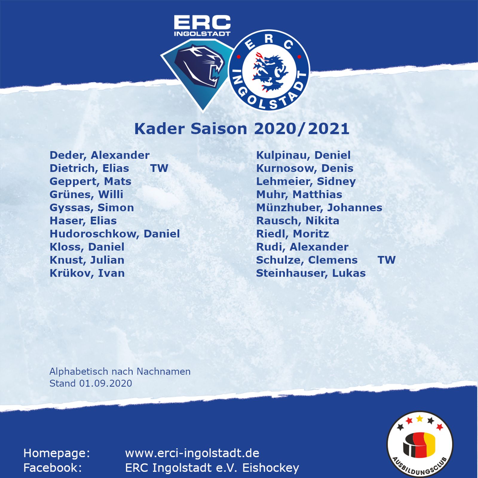 U13A Kader 20 21 HP